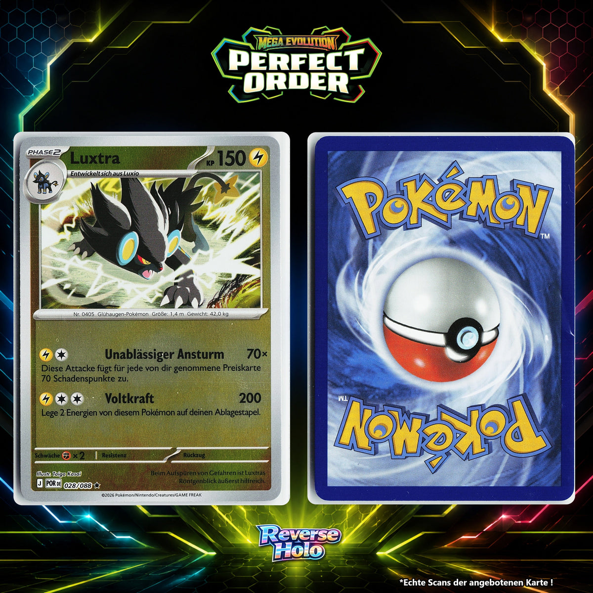 Luxtra Reverse Holo POR 28/88