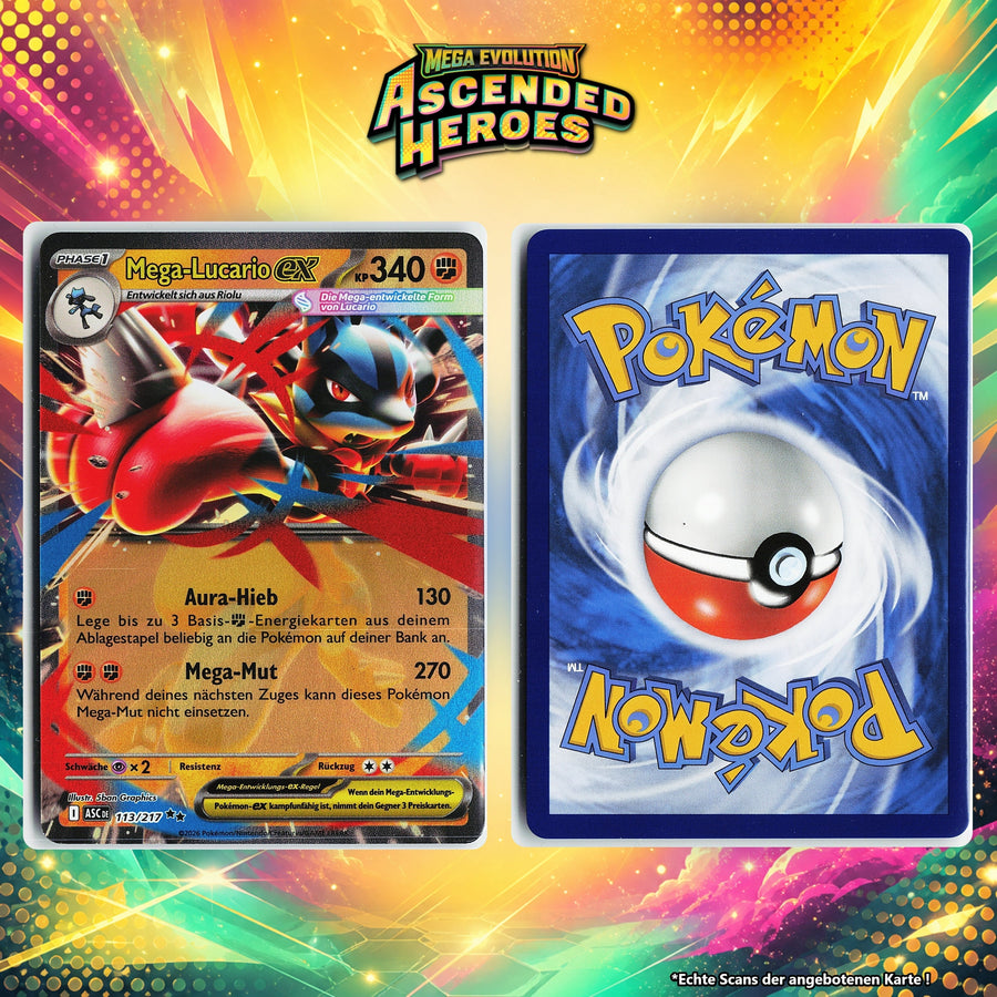 Mega Lucario ex Normal ASC 113/217