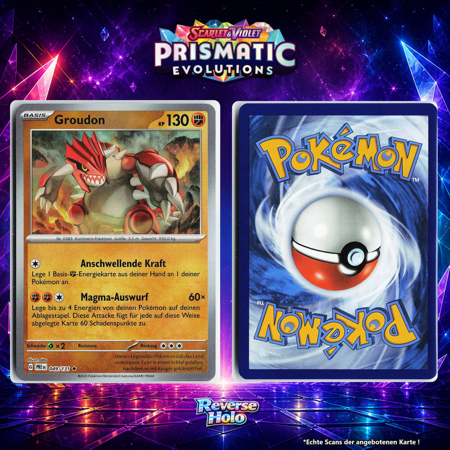 Groudon Reverse Holo Masterball PRE 49/131
