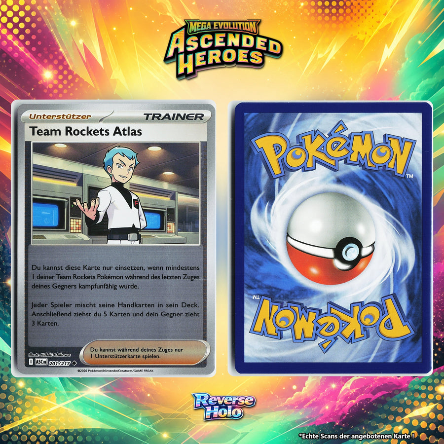 Team Rockets Atlas Reverse Holo ASC 201/217