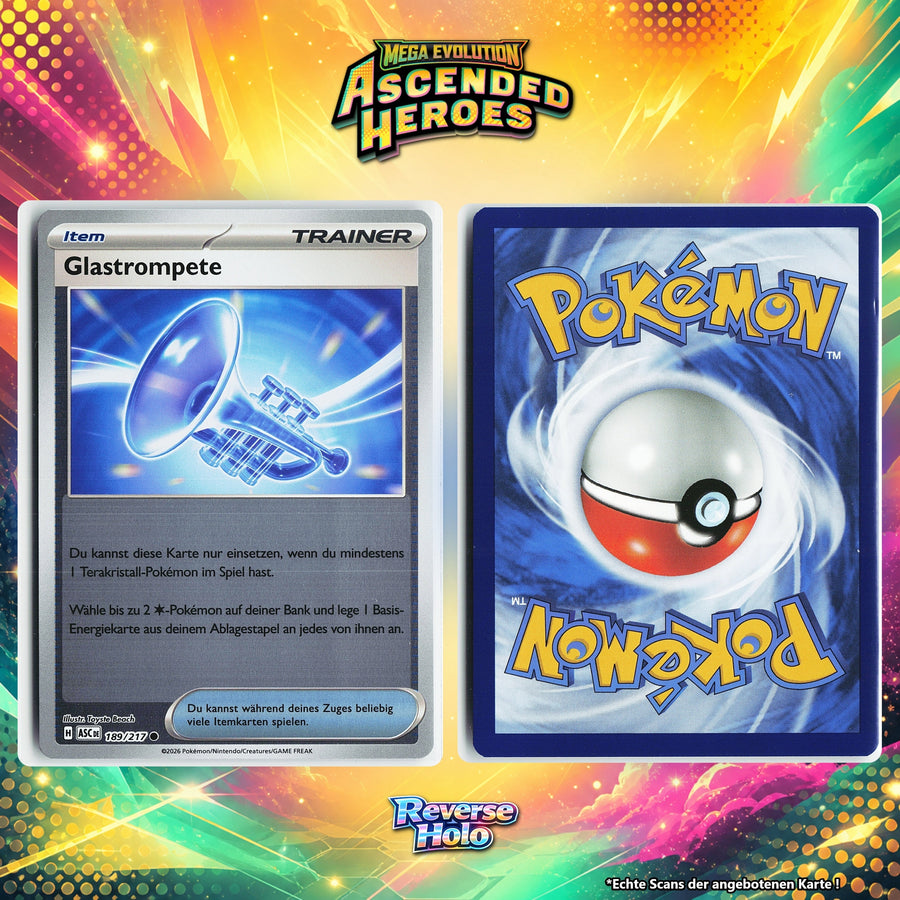 Glastrompete Reverse Holo ASC 189/217