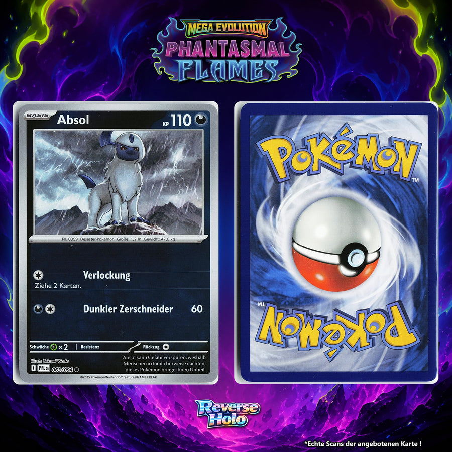 Absol Reverse Holo PFL 63/94