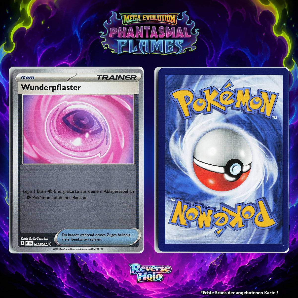 Wunderpflaster Reverse Holo PFL 94/94