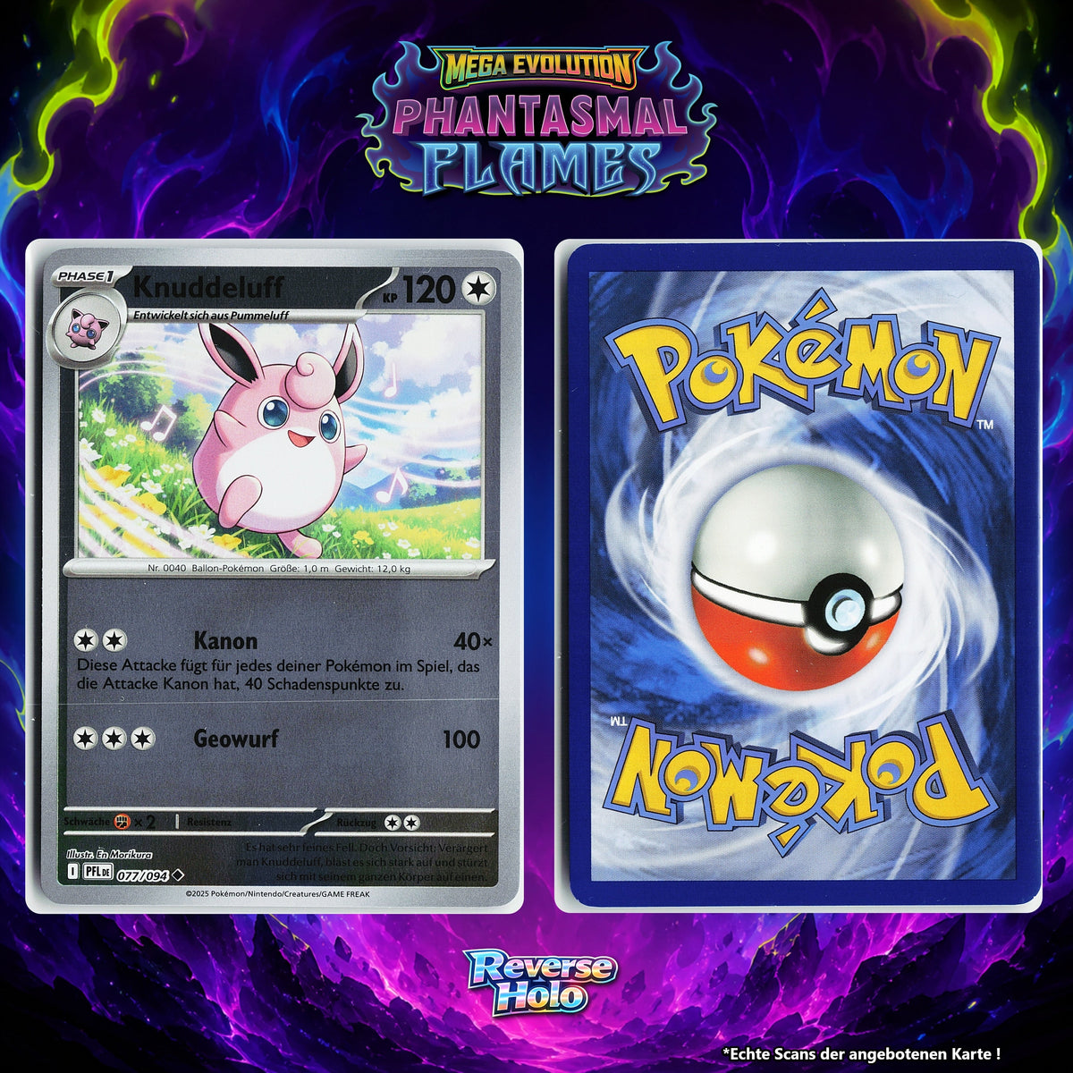 Knuddeluff Reverse Holo PFL 77/94