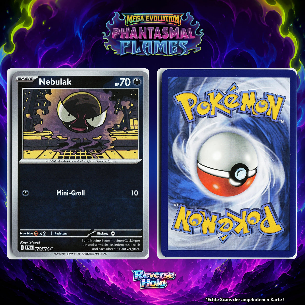 Nebulak Reverse Holo PFL 54/94