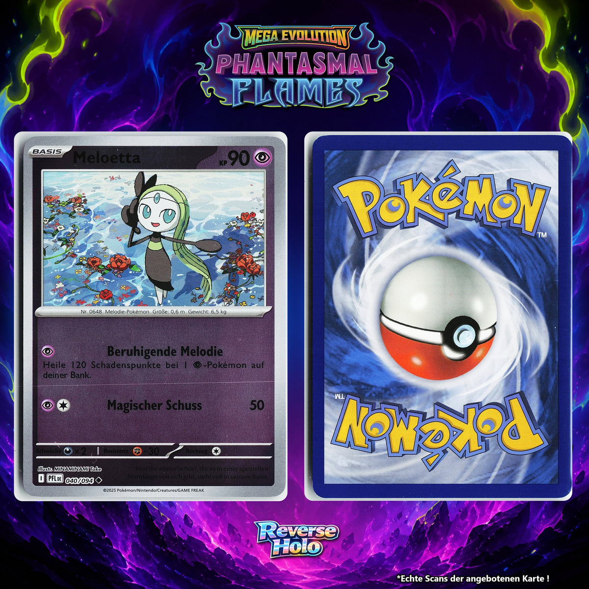 Meloetta Reverse Holo PFL 40/94