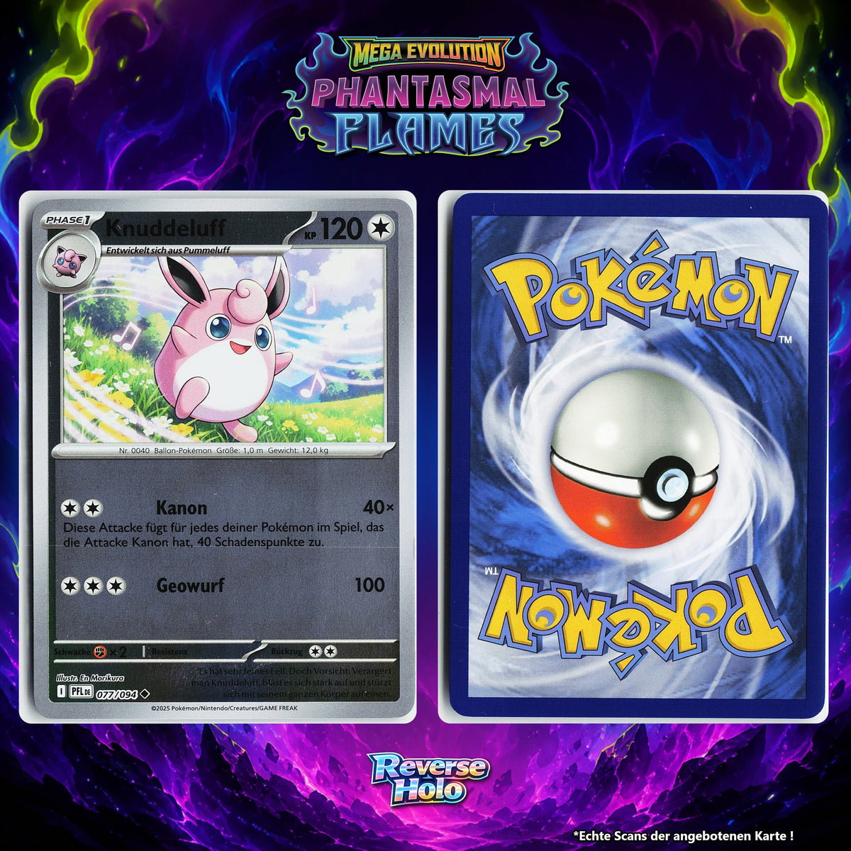 Knuddeluff Reverse Holo PFL 77/94