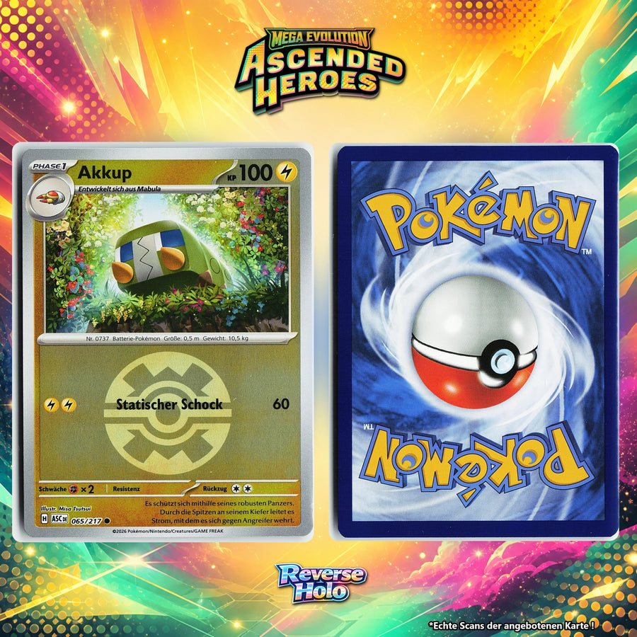 Akkup Reverse Holo Pokeball ASC 65/217
