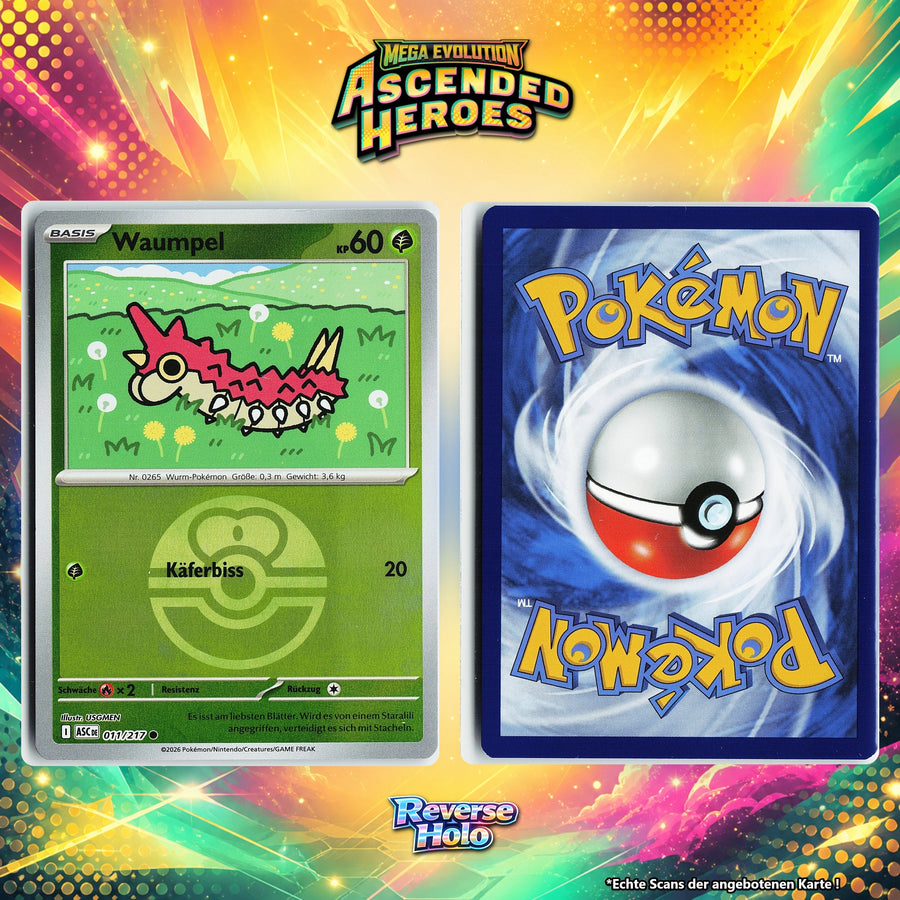 Waumpel Reverse Holo Pokeball ASC 11/217