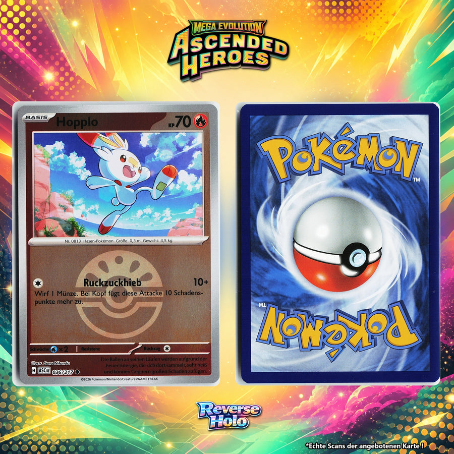 Hopplo Reverse Holo Pokeball ASC 36/217