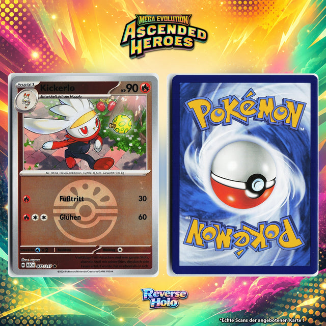 Kickerlo Reverse Holo Pokeball ASC 37/217
