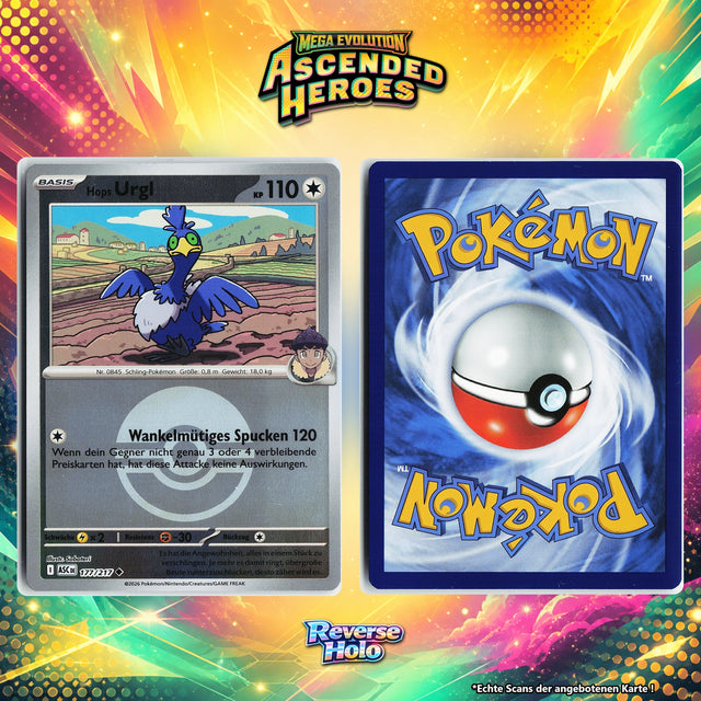 Hops Urgl Reverse Holo Pokeball ASC 177/217