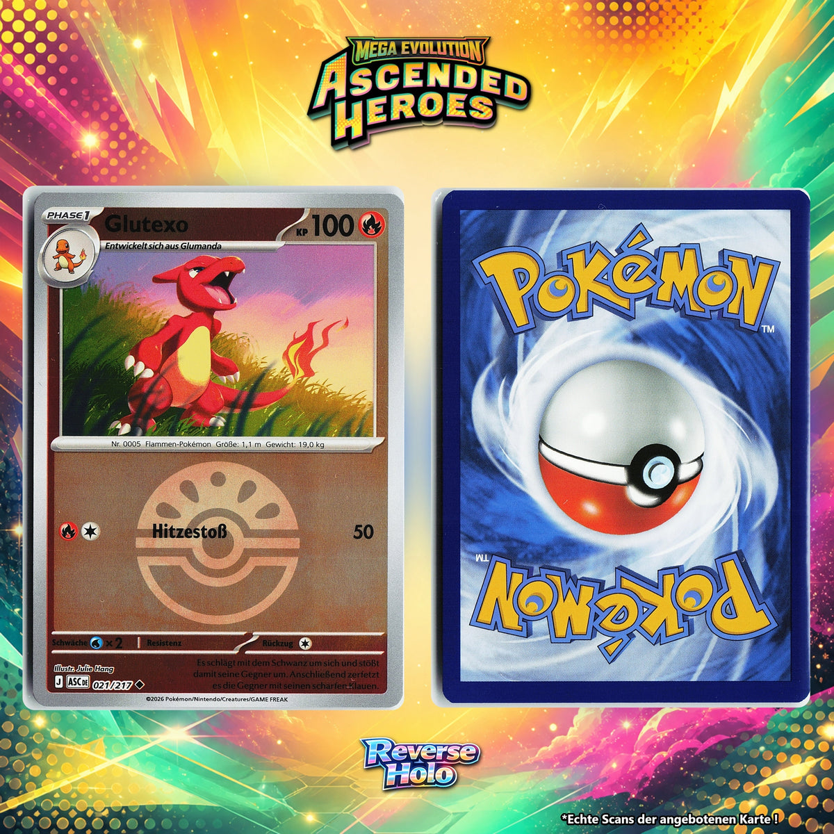 Glutexo Reverse Holo Pokeball ASC 21/217