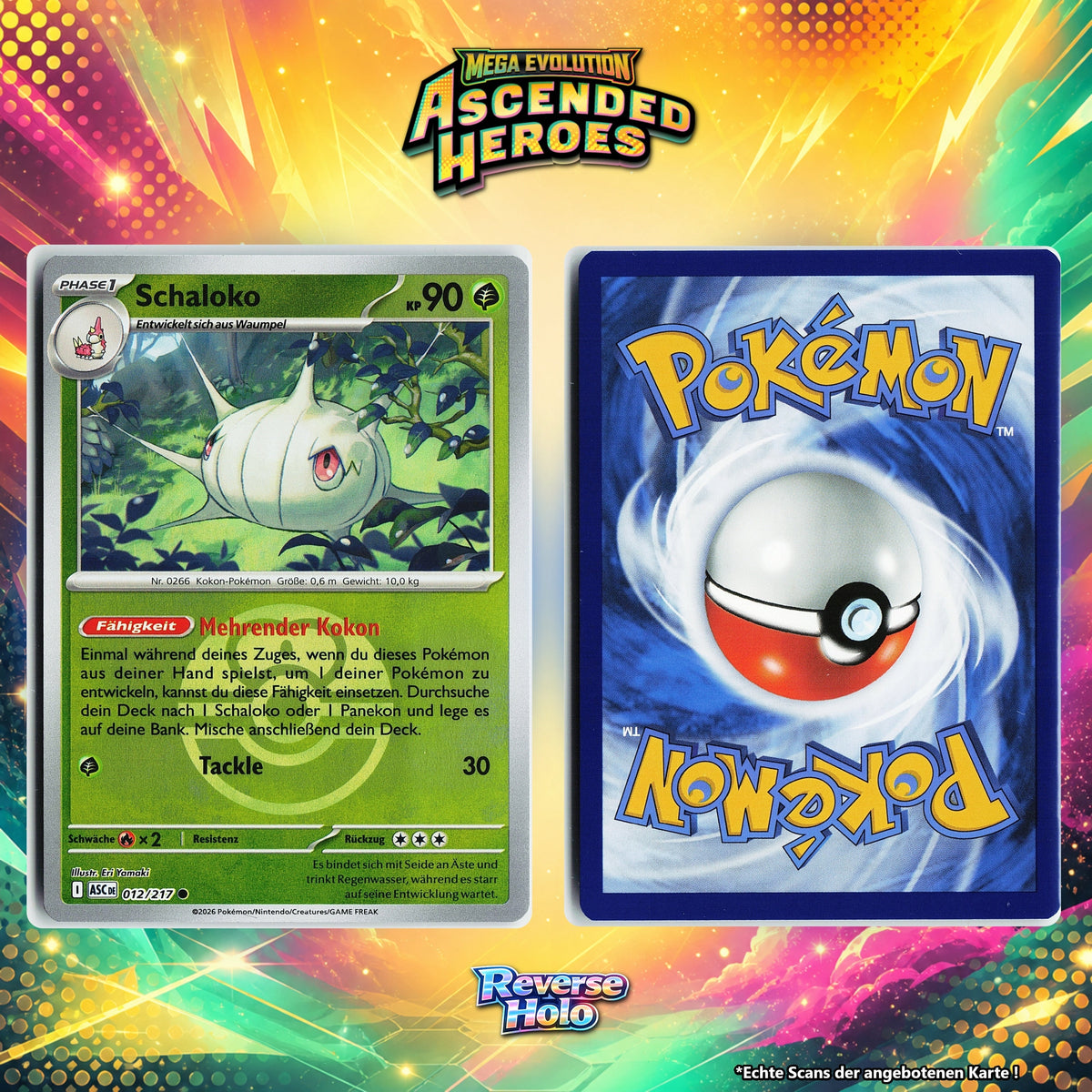 Schaloko Reverse Holo Pokeball ASC 12/217