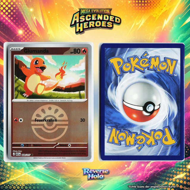 Glumanda Reverse Holo Pokeball ASC 20/217
