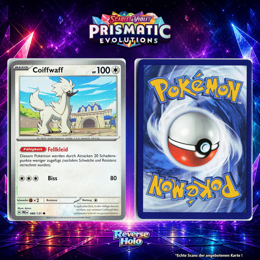 Coiffwaff Reverse Holo Pokeball PRE 88/131