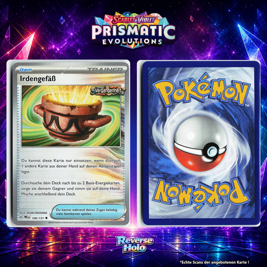 Irdengefäß Reverse Holo Pokeball PRE 106/131