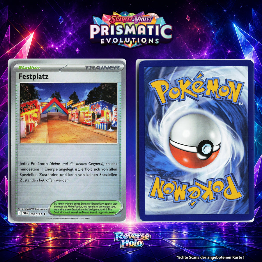 Festplatz Reverse Holo Pokeball PRE 108/131