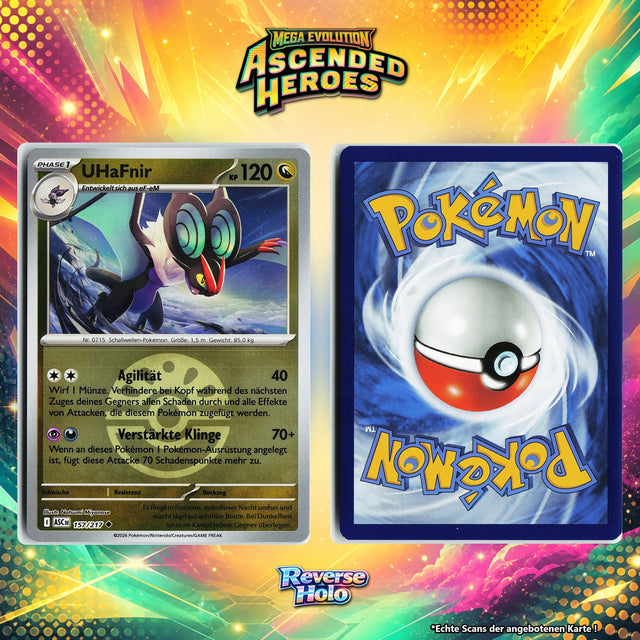 UHaFnir Reverse Holo Pokeball ASC 157/217