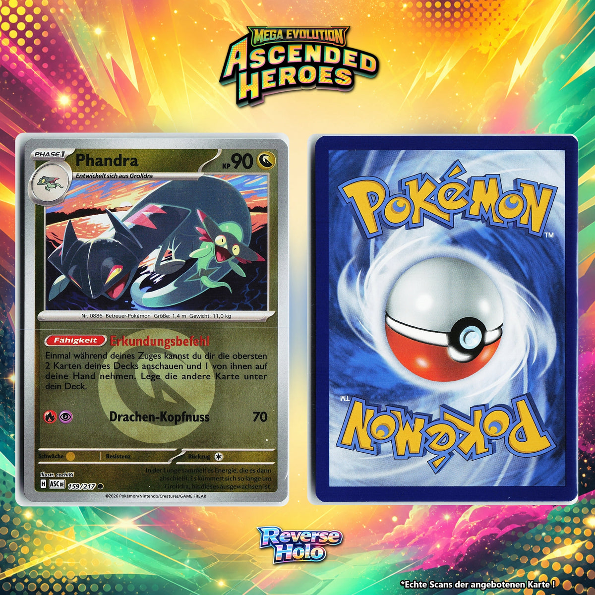 Phandra Reverse Holo Energy-Pattern ASC 159/217