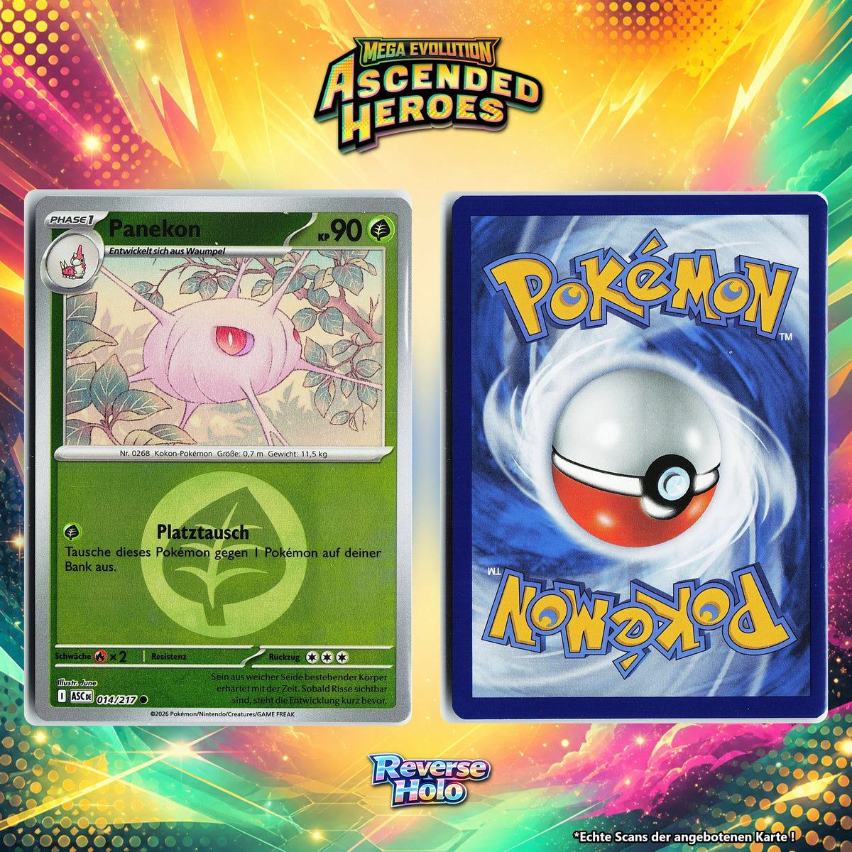 Panekon Reverse Holo Energy-Pattern ASC 14/217