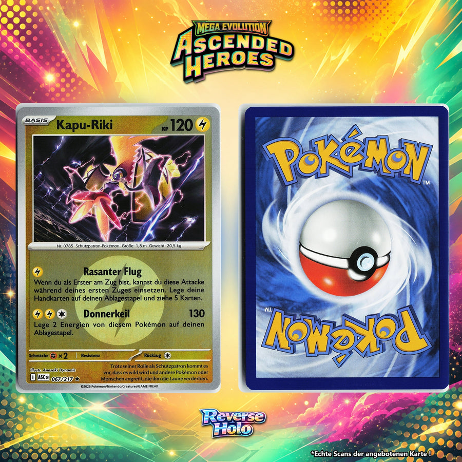 Kapu Riki Reverse Holo Energy-Pattern ASC 67/217