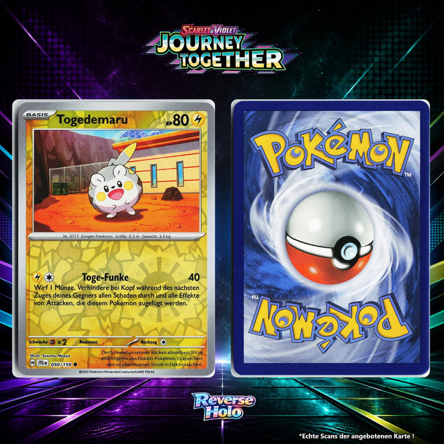 Togedemaru Reverse Holo Energy-Pattern JTG 50/159