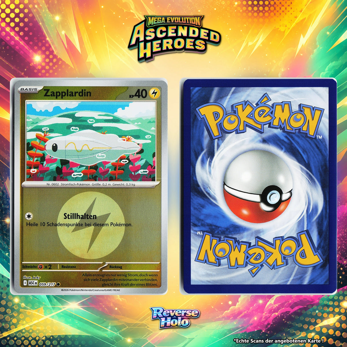 Zapplardin Reverse Holo Energy-Pattern ASC 59/217