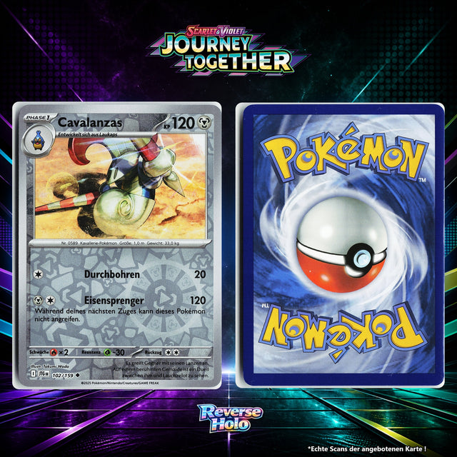 Cavalanzas Reverse Holo Energy-Pattern JTG 102/159