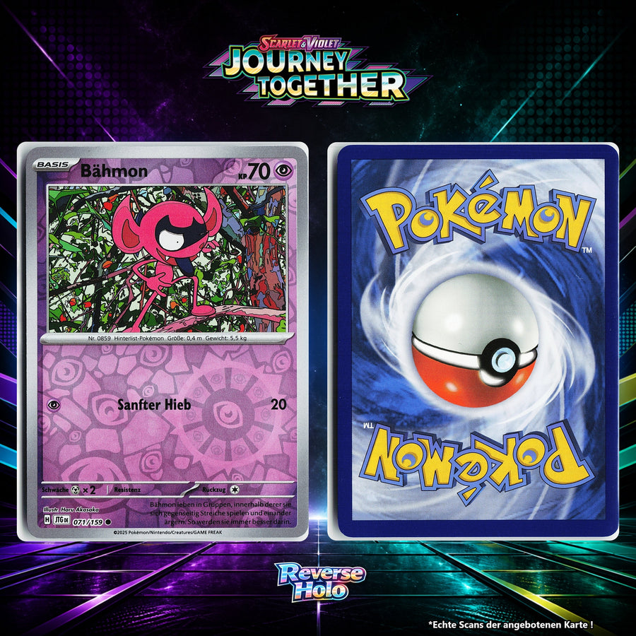 Bähmon Reverse Holo Energy-Pattern JTG 71/159