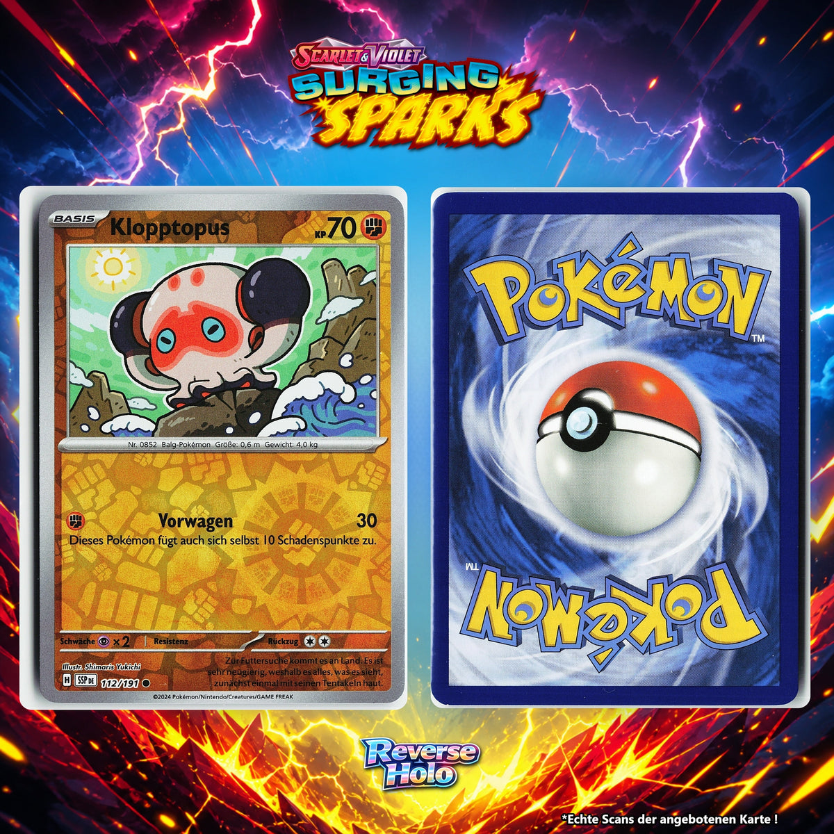 Klopptopus Reverse Holo Energy-Pattern SSP 112/191