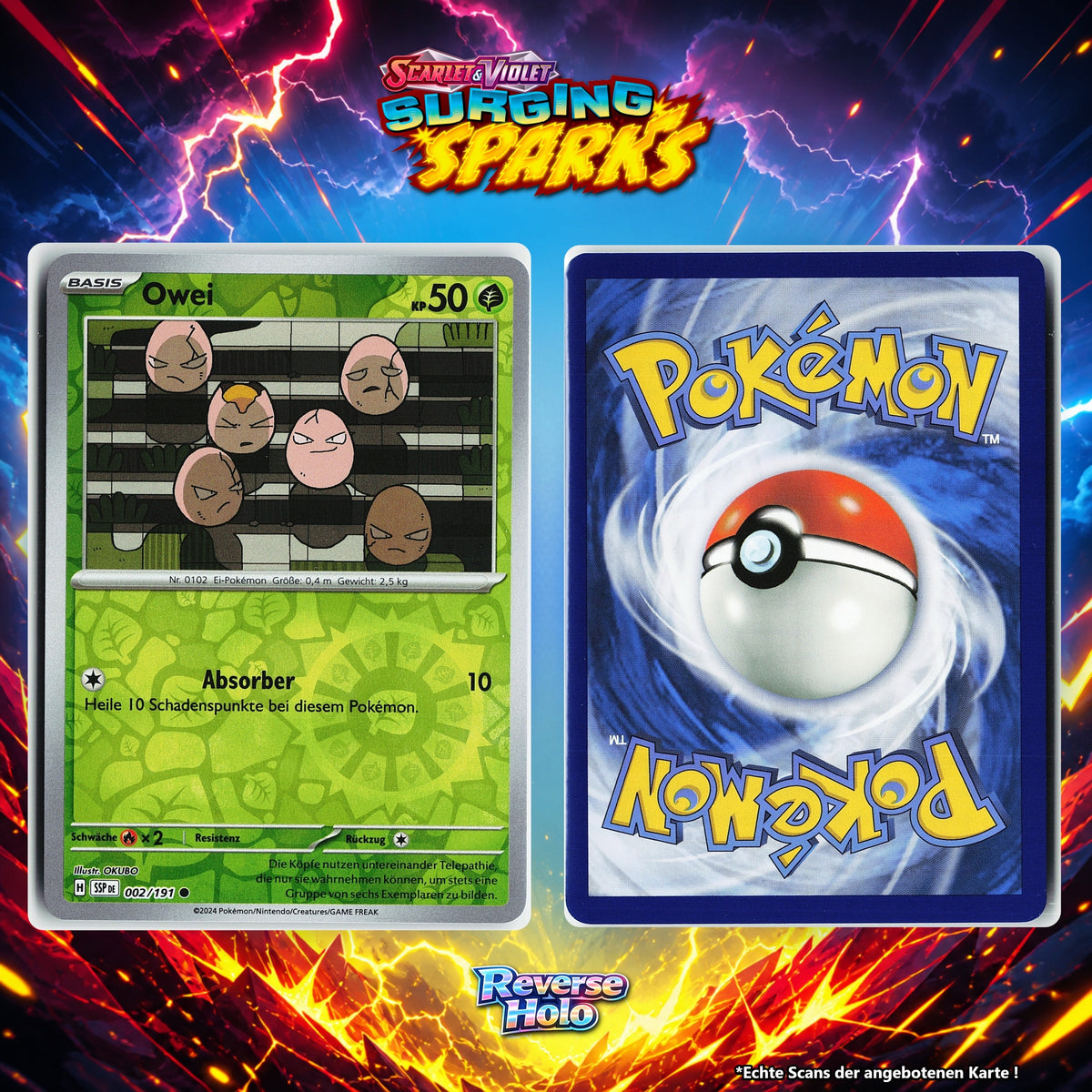 Owei Reverse Holo Energy-Pattern SSP 2/191
