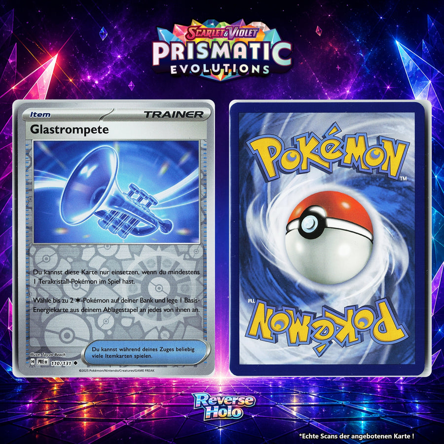 Glastrompete Reverse Holo Energy-Pattern PRE 110/131