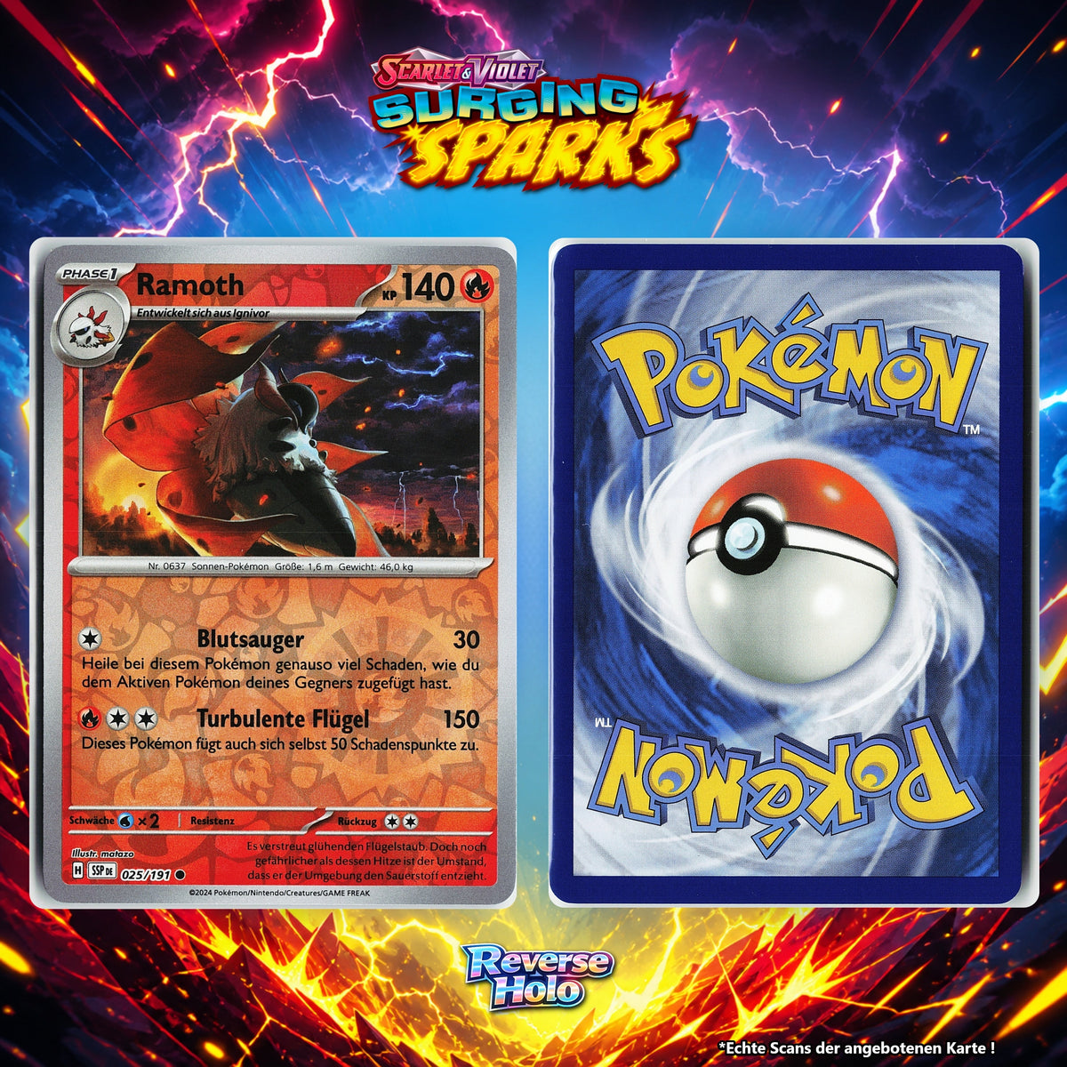 Ramoth Reverse Holo Energy-Pattern SSP 25/191