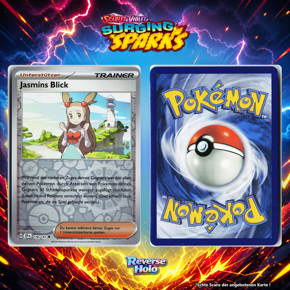 Jasmins Blick Reverse Holo Energy-Pattern SSP 178/191