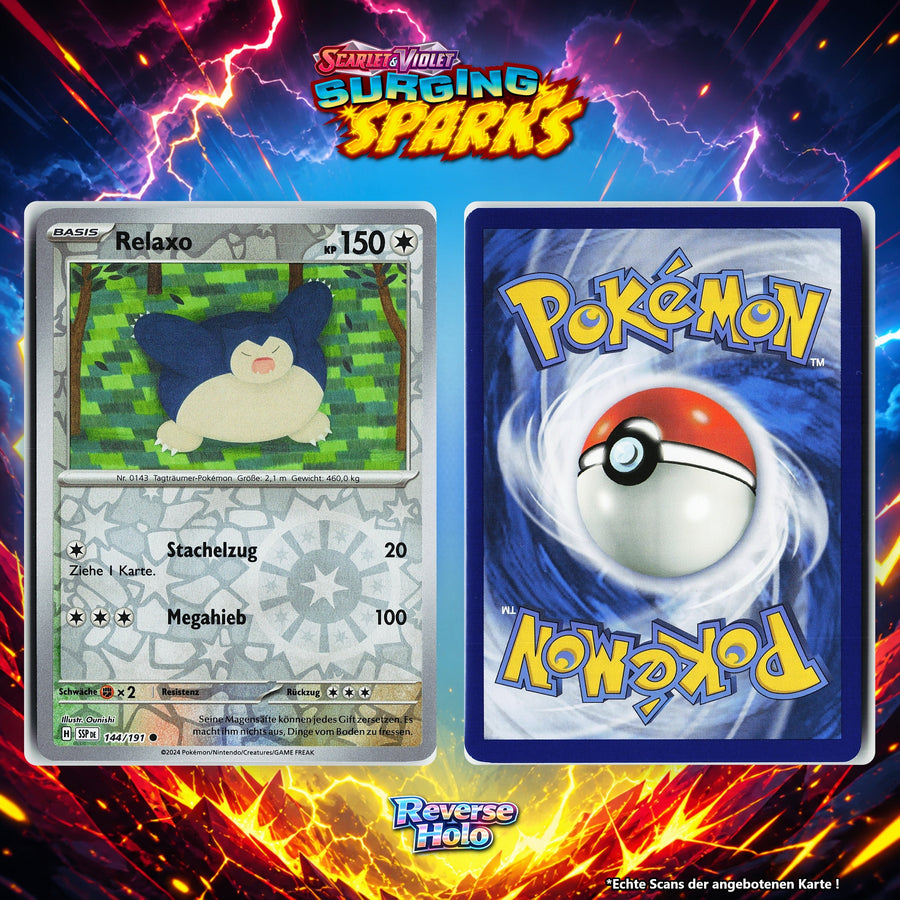 Relaxo Reverse Holo Energy-Pattern SSP 144/191