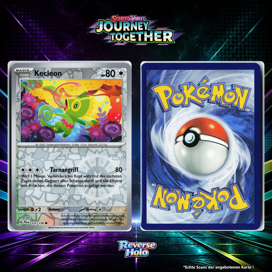 Kecleon Reverse Holo Energy-Pattern JTG 122/159