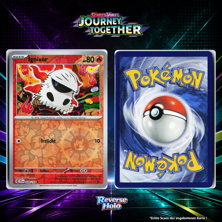 Ignivor Reverse Holo Energy-Pattern JTG 28/159