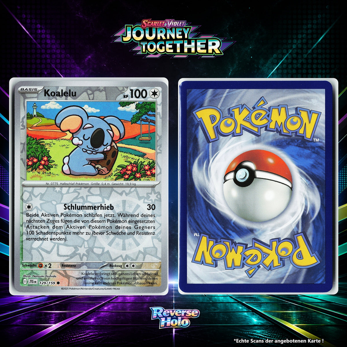 Koalelu Reverse Holo Energy-Pattern JTG 129/159