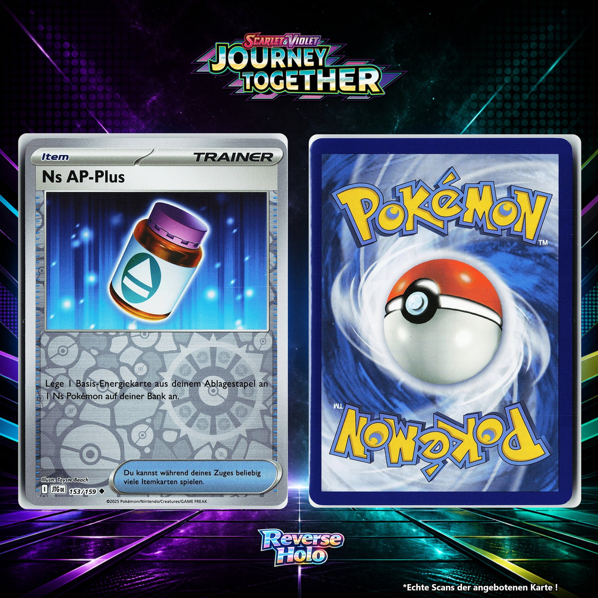 Ns AP Plus Reverse Holo Energy-Pattern JTG 153/159