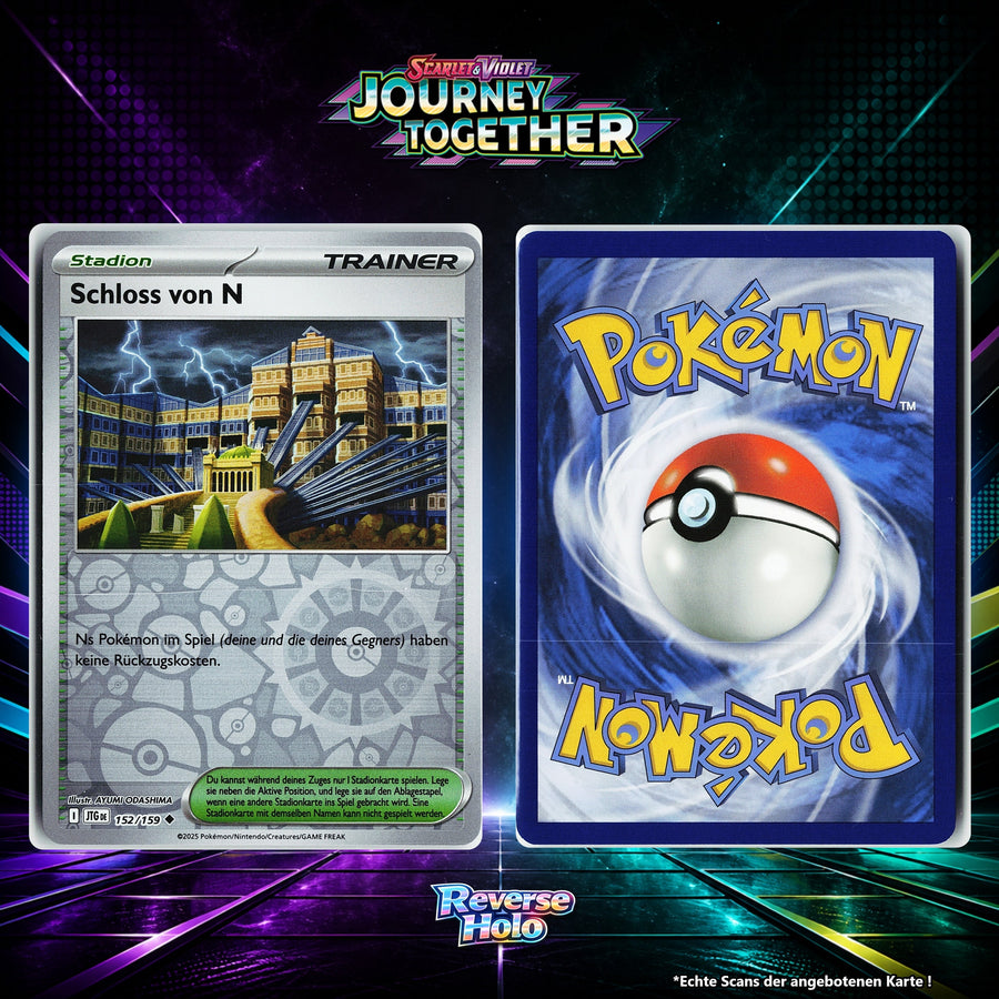 Schloss von N Reverse Holo Energy-Pattern JTG 152/159