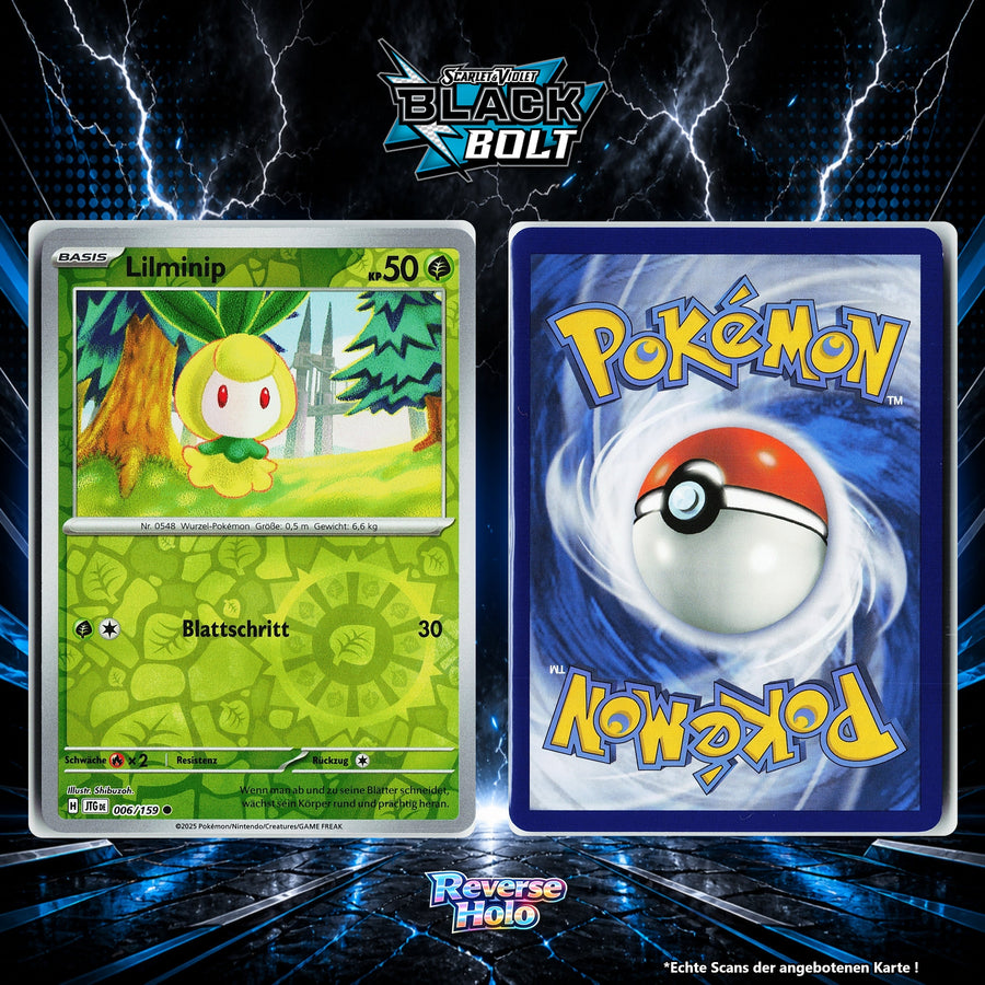 Lilminip Reverse Holo Energy-Pattern BLK 6/86