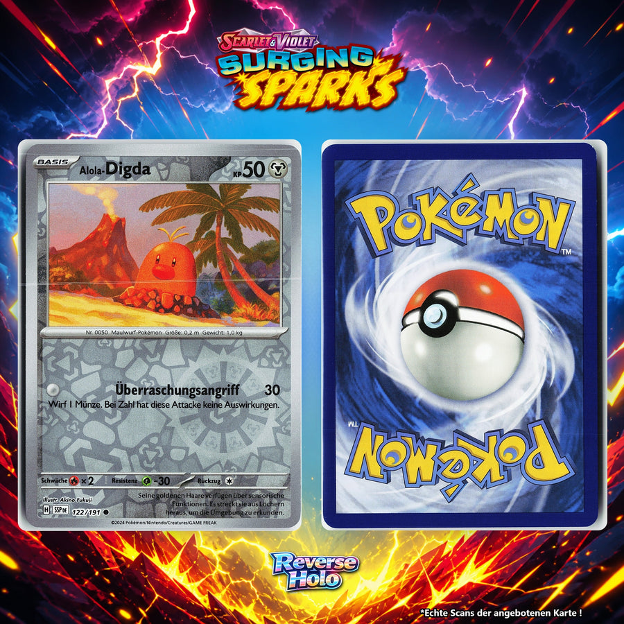 Alola Digda Reverse Holo Energy-Pattern SSP 122/191