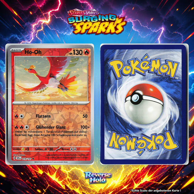 Ho Oh Reverse Holo Energy-Pattern SSP 19/191