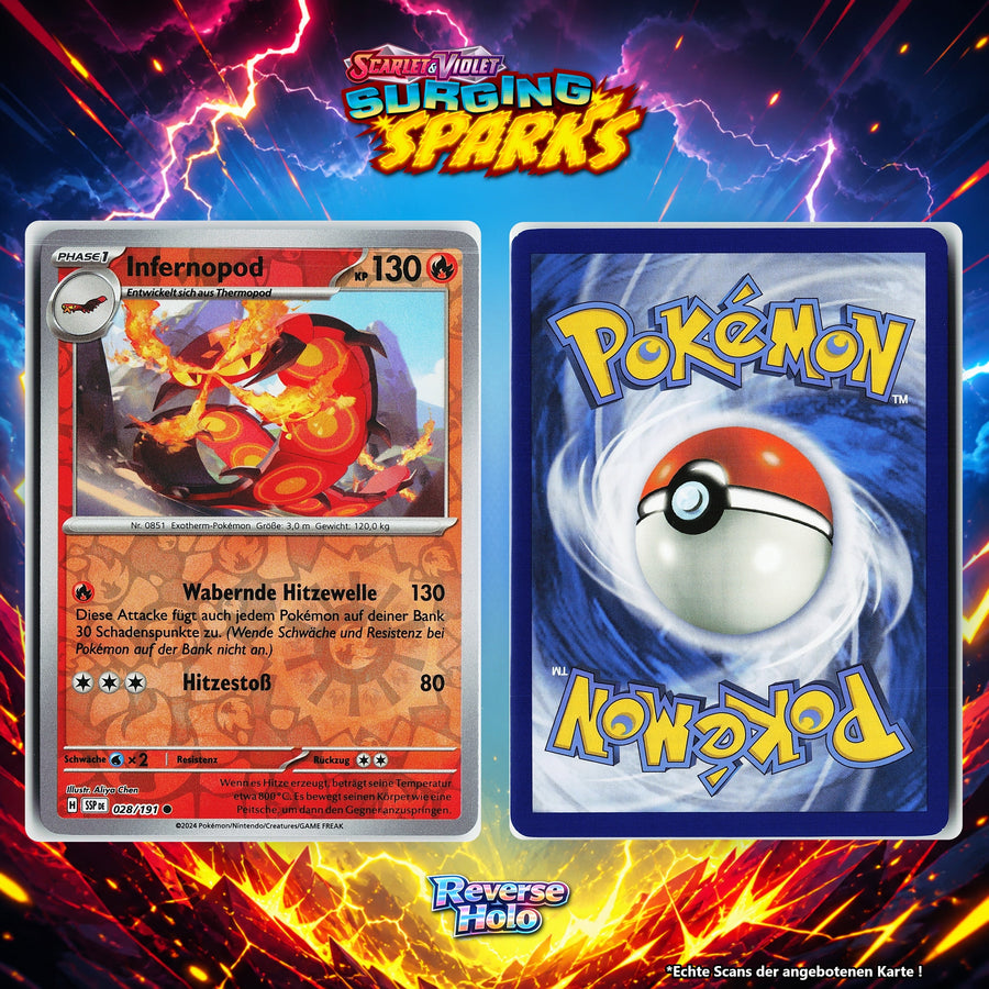 Infernopod Reverse Holo Energy-Pattern SSP 28/191