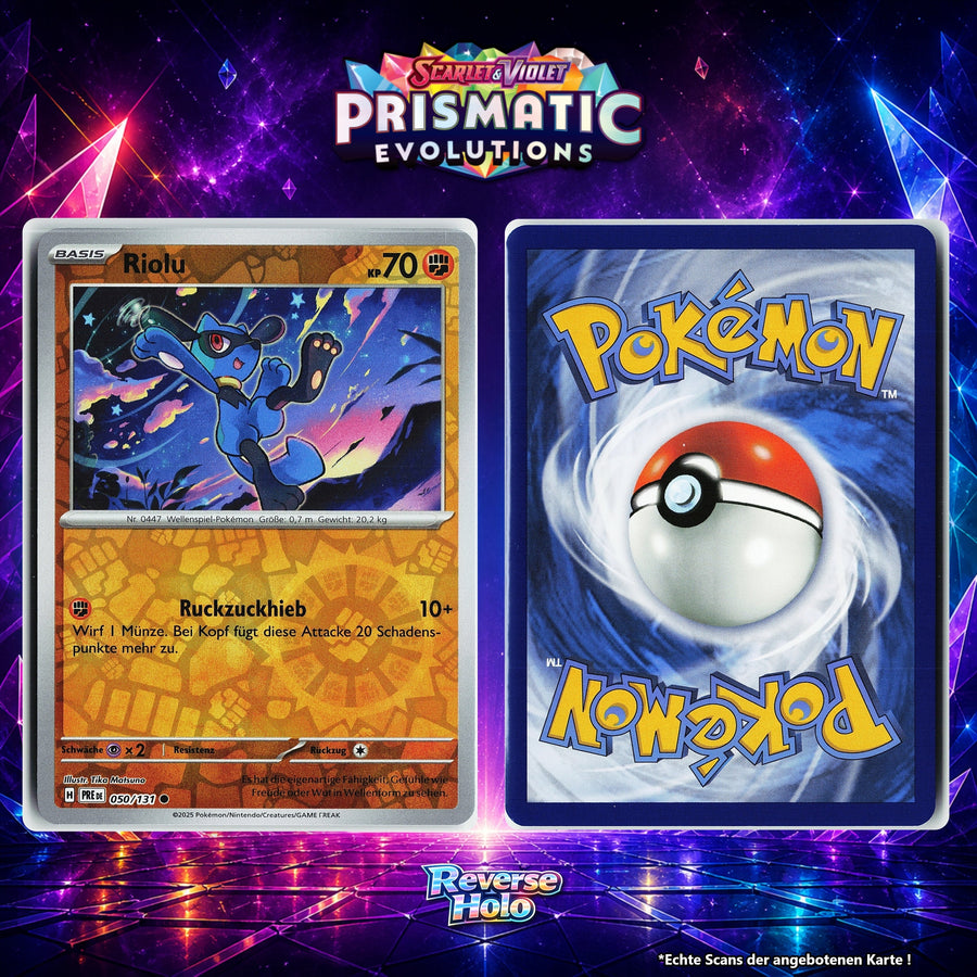 Riolu Reverse Holo Energy-Pattern PRE 50/131