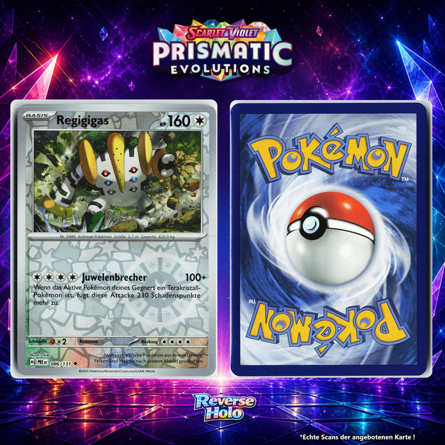 Regigigas Reverse Holo Energy-Pattern PRE 86/131