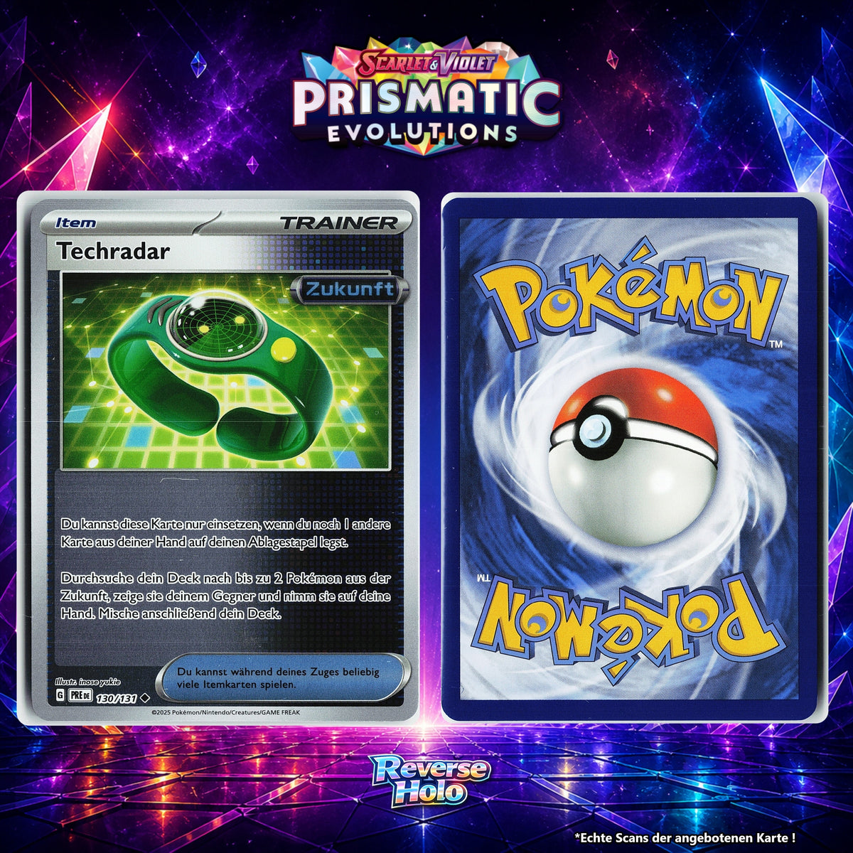 Techradar Reverse Holo PRE 130/131