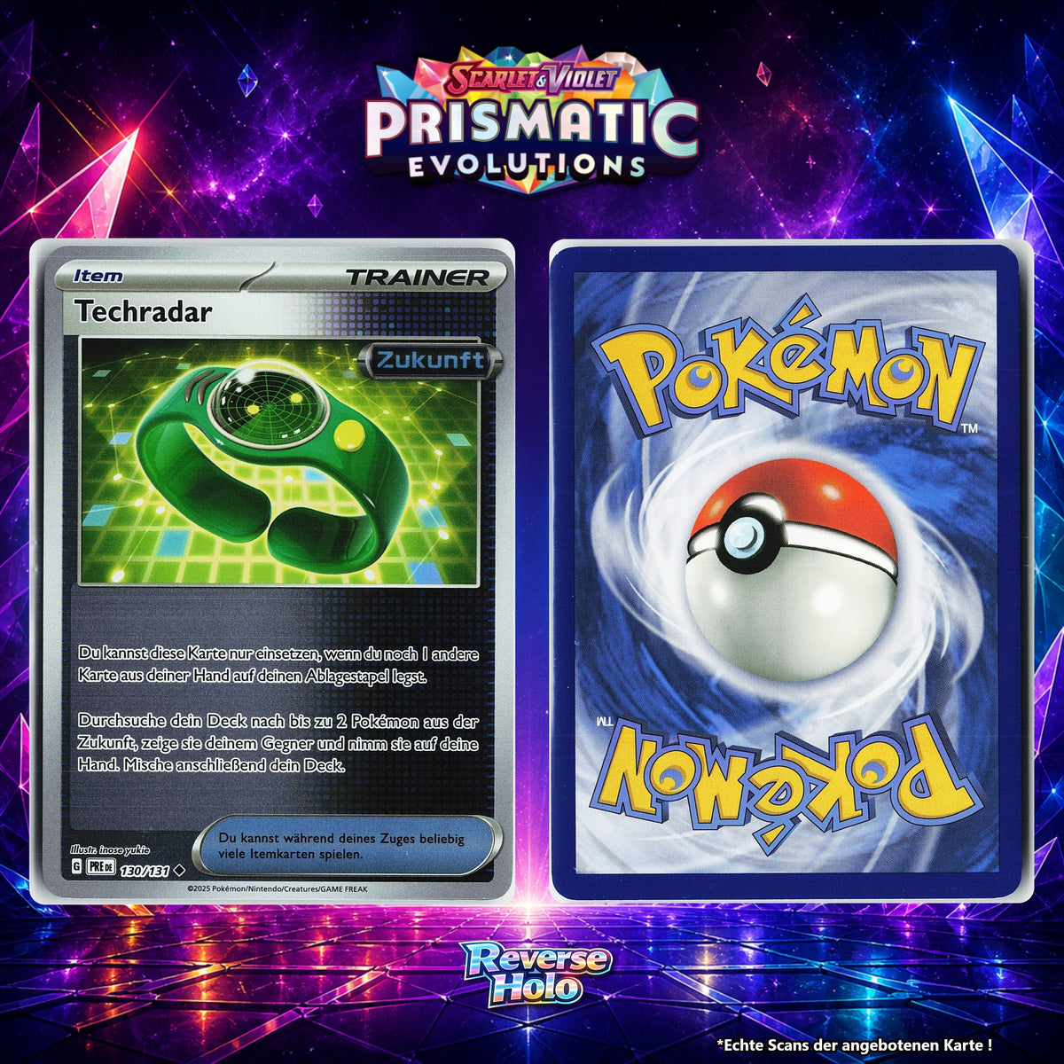 Techradar Reverse Holo PRE 130/131