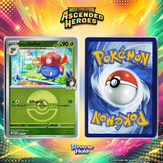 Erikas Duflor Reverse Holo Pokeball ASC 2/217